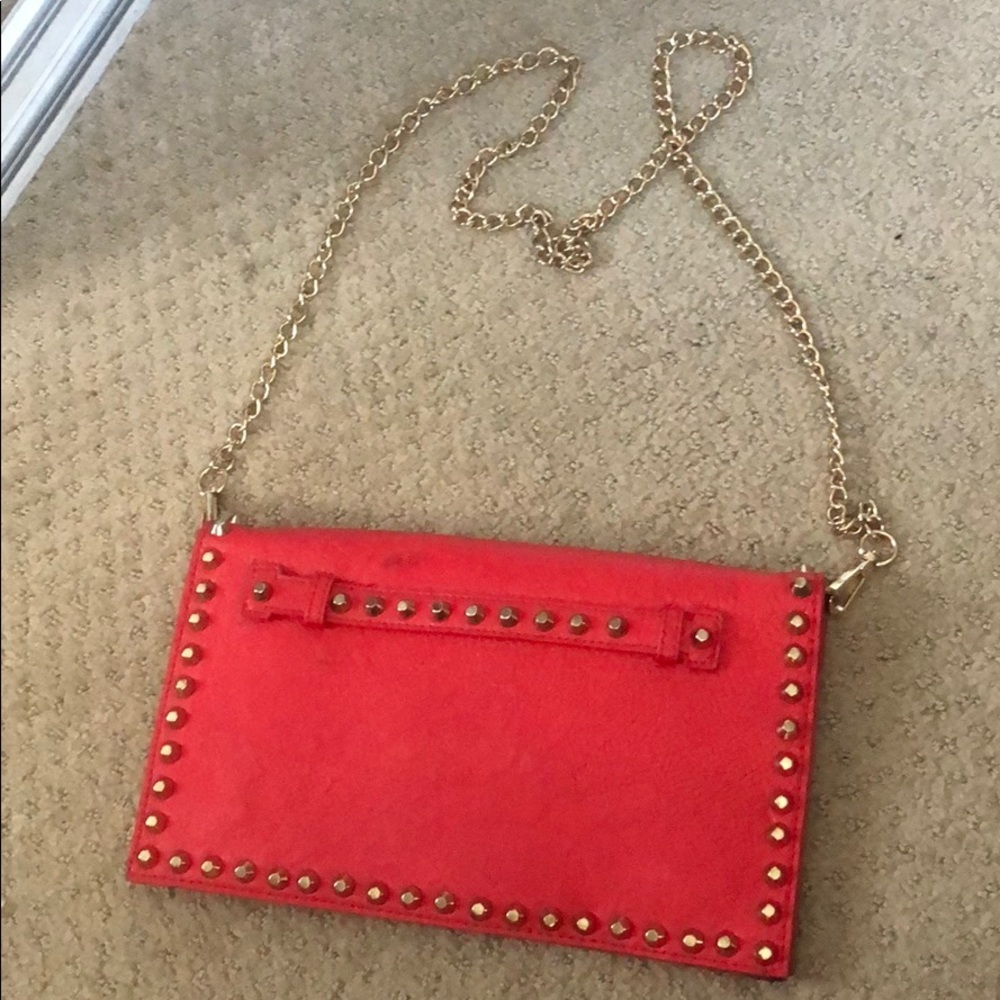 Red and gold purse